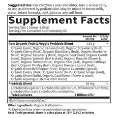 Label highlights organic, non-GMO, gluten-free, vegan and sugar-free claims