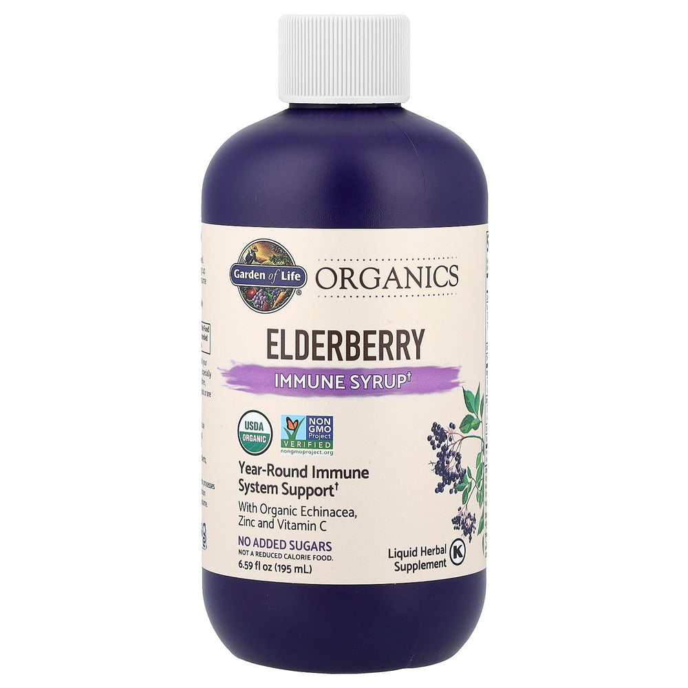 Ingredients highlight of organic elderberry, echinacea, zinc and amla