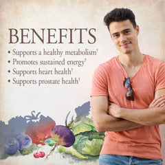 Packaging for Garden of Life Organics Men's Multivitamin