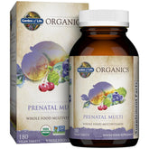 Garden of Life Organics Prenatal Multivitamin bottle with label