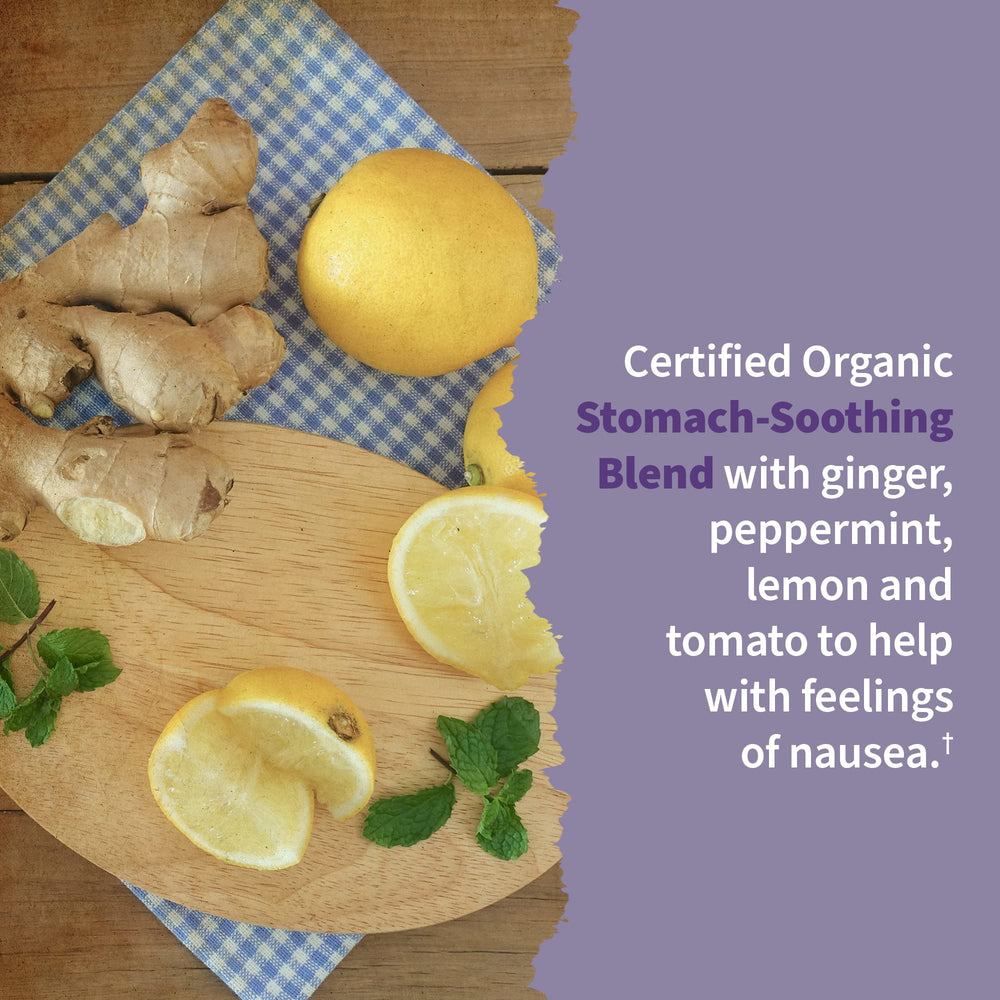 Label showing folate from Organic Lemon Peel source