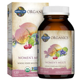 Garden of Life Organics Women's Multi bottle on a white background