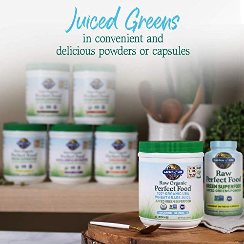 Ingredients list: 100% Organic U.S.A. Farmed Wheat Grass Juice Powder