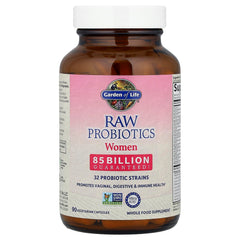Graphic illustrating 32 probiotic strains in the formula