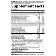 23 raw fruits and vegetables used in Vitamin Code Men’s Formula