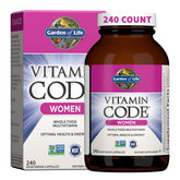 Garden of Life Vitamin Code Women 240 vegetarian capsules hero image