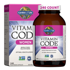 Garden of Life Vitamin Code Women 240 vegetarian capsules hero image