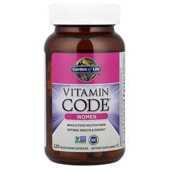 Vitamin Code Women’s Multivitamin capsules with probiotic blend