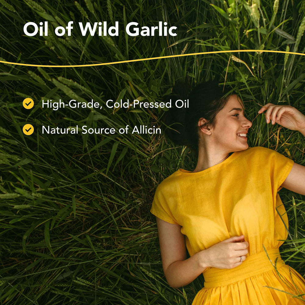Close-up of oil dropper from Garlex Wild Garlic oil