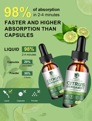 Garlic, Olive Leaf and Black Pepper in blend for absorption