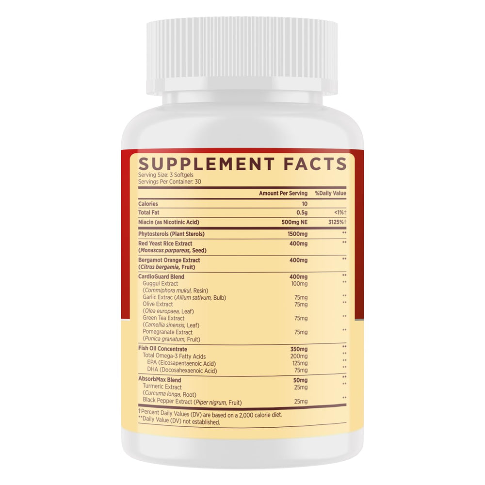 Close-up of garlic and omega-3 fish oil softgels