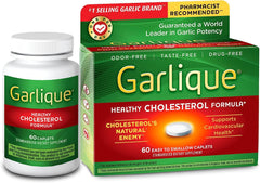 Garlique Garlic Caplets packaging with six-pack