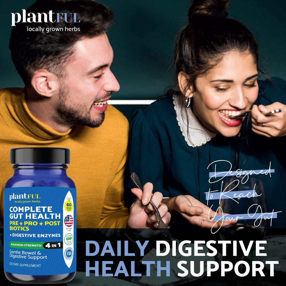 Gas and bloating relief digestive health image