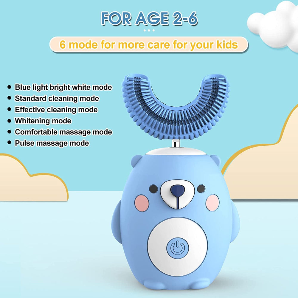 Cartoon modeling blue GASLIKE toothbrush design