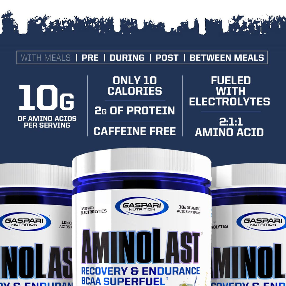 Serving suggestion: Glass with Fruit Punch AminoLast