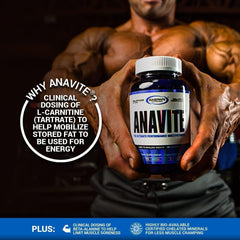 Person taking Gaspari Anavite supplement during workout