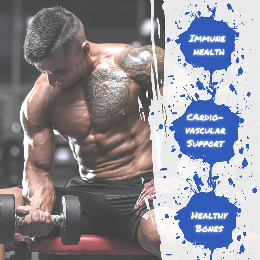 Nutrition facts panel on Anavite XT bottle