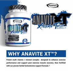 90-tablet bottle of Gaspari Anavite XT