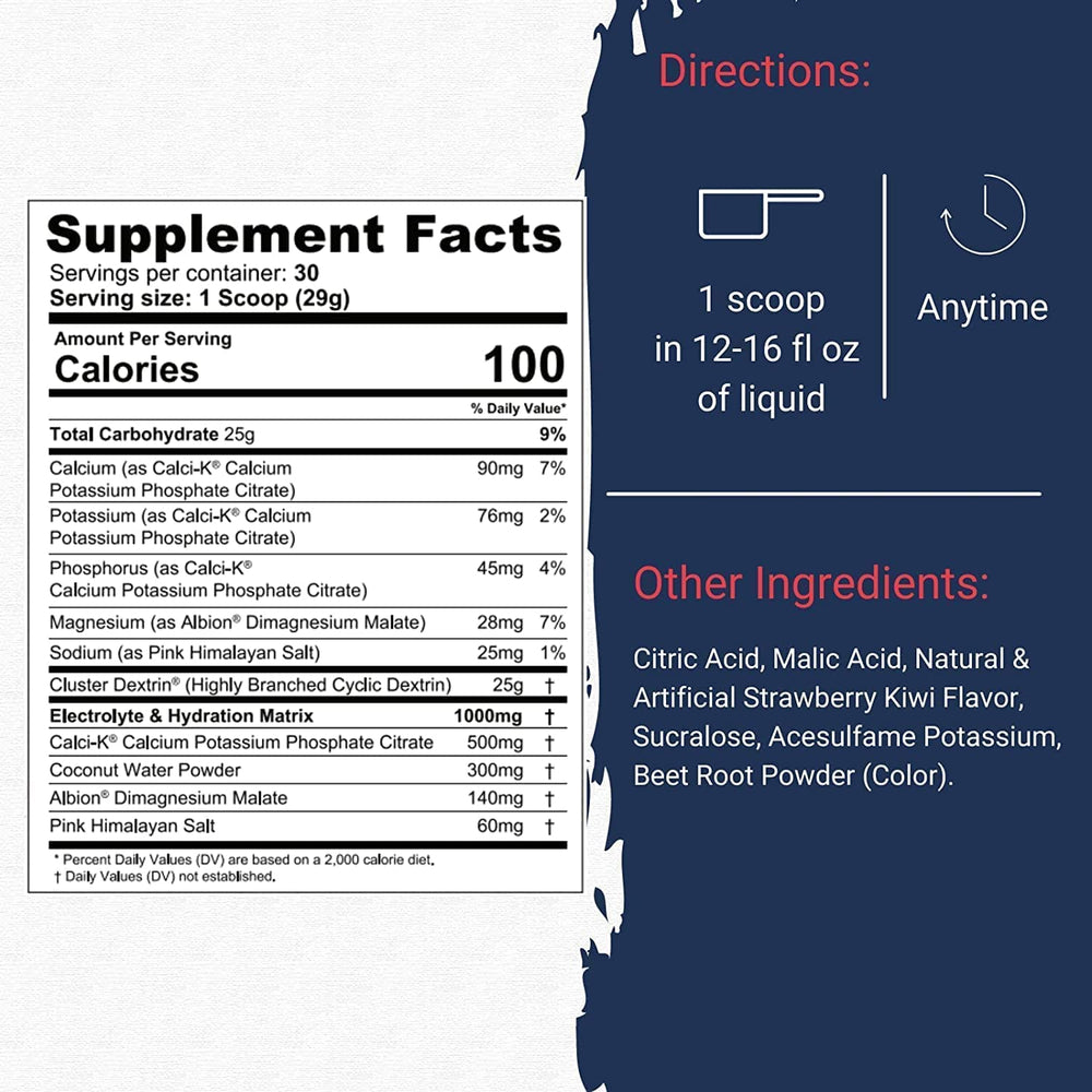 Gaspari Glycofuse label front highlighting flavor and serving details