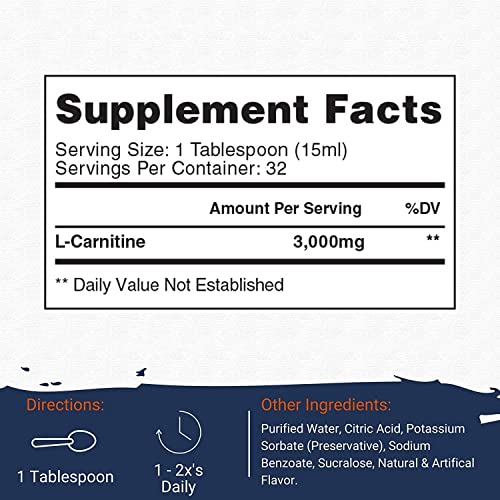 Gaspari Nutrition Liquid L-Carnitine 3000 bottle pour demonstrates convenient pre-workout energy option
