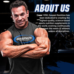 Gaspari Nutrition SuperPump Aggression Mayhem Mango packaging emphasizing science-based formulation.