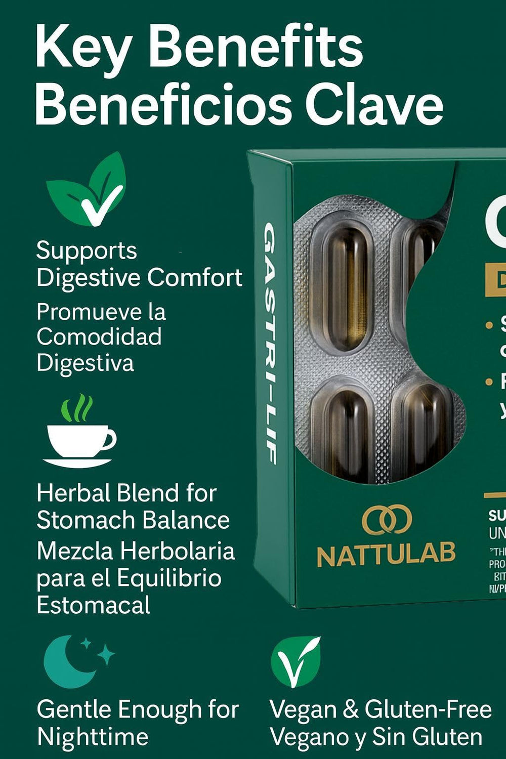 Herbs cuachalalate and cancerina used in GASTRI-LIF