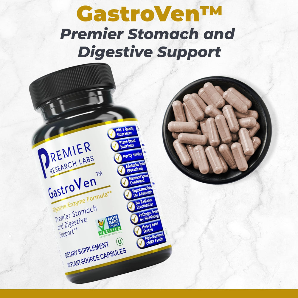 GastroVen Bromelain Ginger Fennel ingredients label