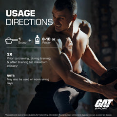 GAT SPORT Flexx EAAs + Hydration trainer bag scene highlights portable workout hydration.