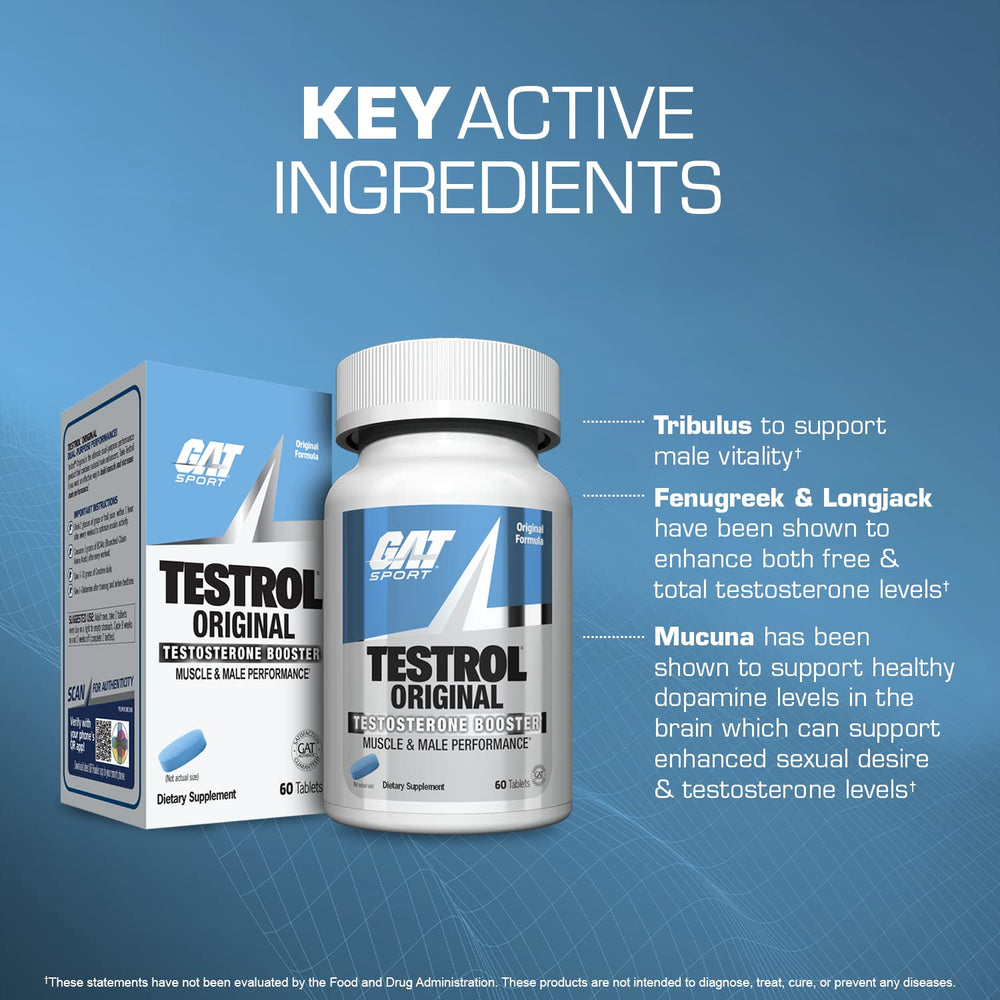 GAT SPORT Testrol science-based formula suggesting performance support