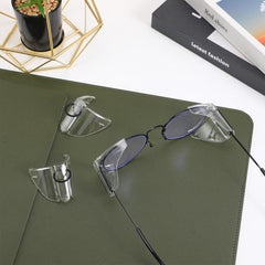 Universal fit side shield design for various glasses