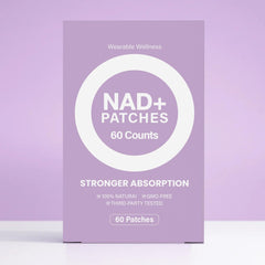 Gavradra NAD+Energy Patch being worn on skin