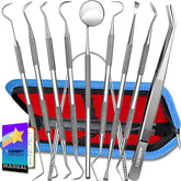 G.CATACC 10 pack dental tools set with protective case
