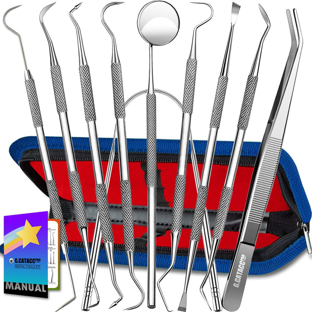 G.CATACC 10-in-1 dental tools set and case