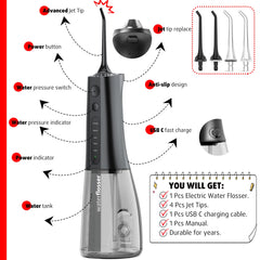 Charging and battery indicator on the handle