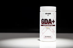 GDA+ ingredient blend including chromium picolinate, cinnamon bark, banaba, and alpha-lipoic acid