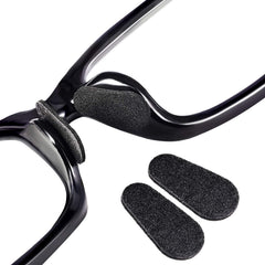 Pack of 45 pairs foam nose pads for glasses (black)