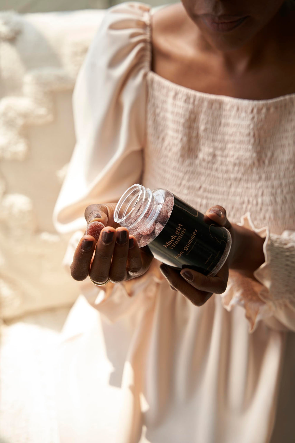 Gelatin-free iron gummies grape flavor