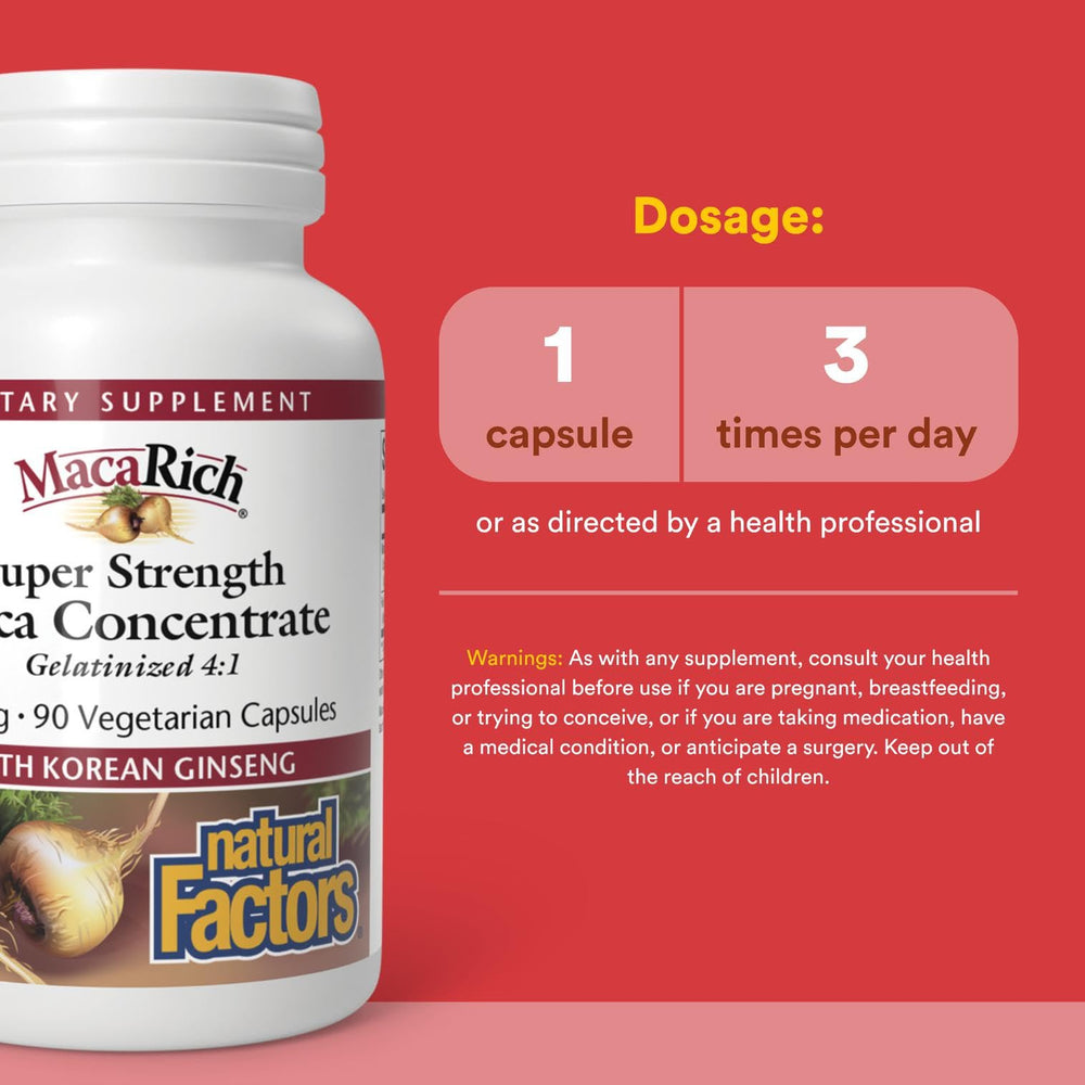 Gelatinized maca extract for high bioavailability