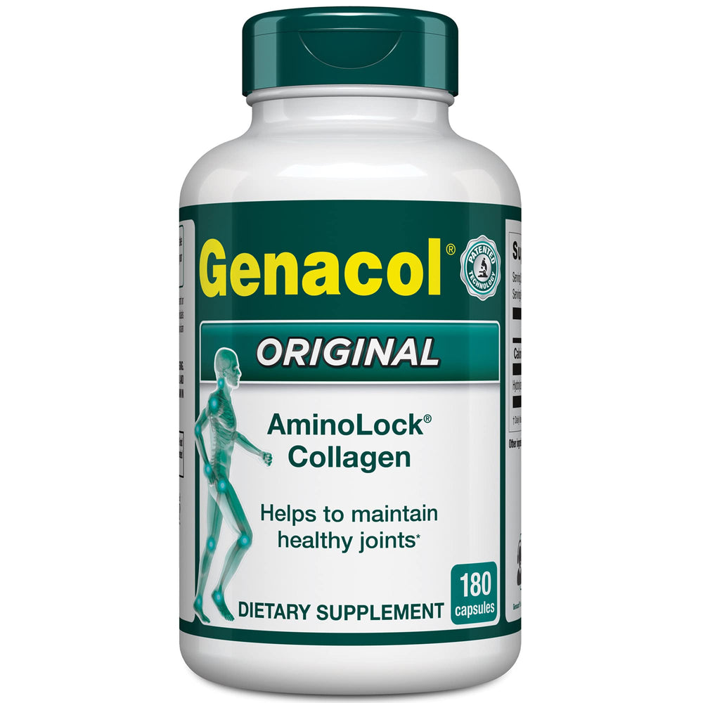 Genacol Original 180 capsules bottle - front view