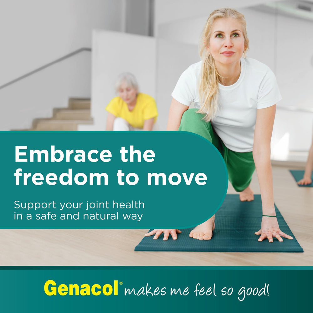 Bottle with capsules spilling out - Genacol collagen pills