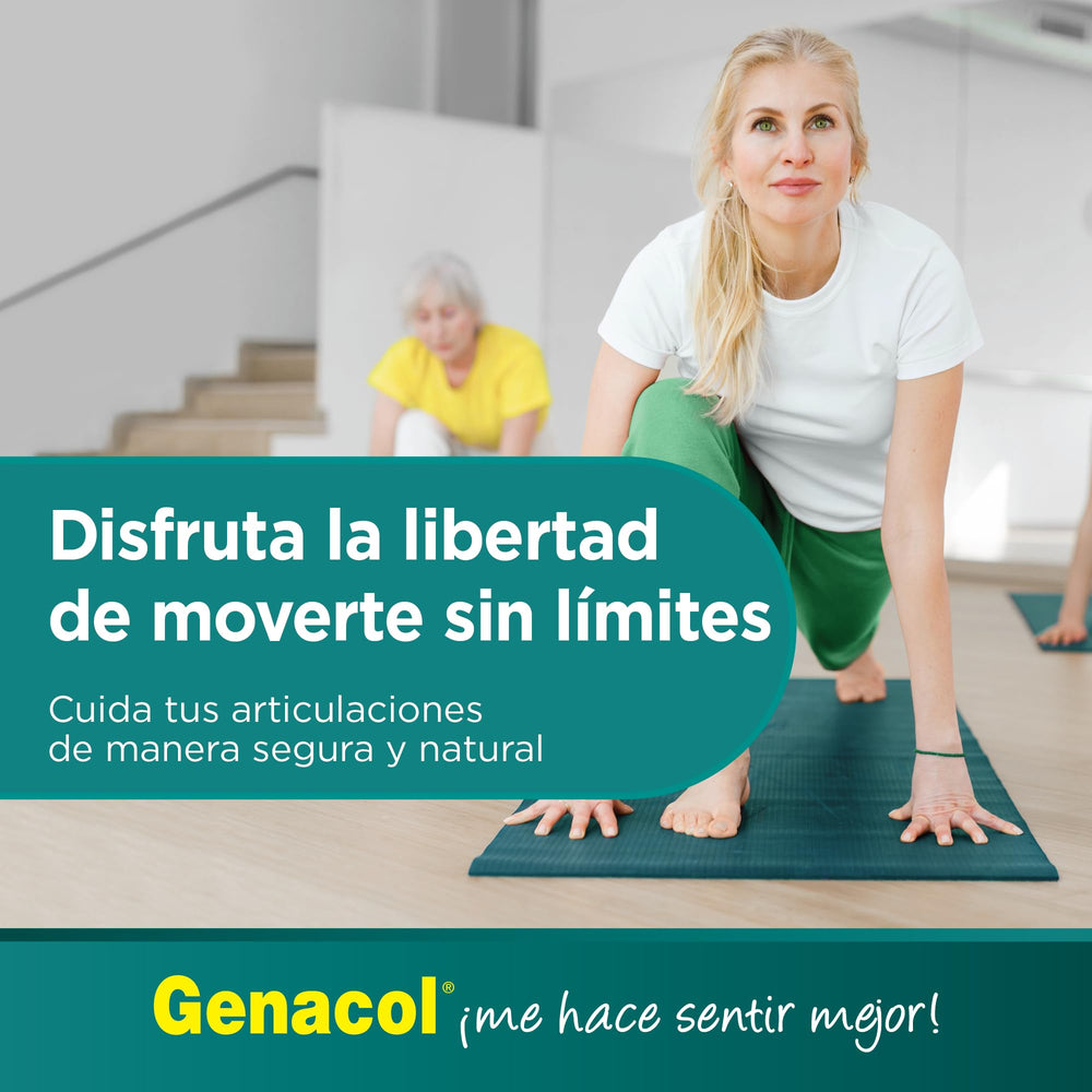 Supplement facts panel for Genacol Original collagen pills