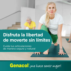 Supplement facts panel for Genacol Original collagen pills