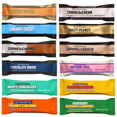 Generic BarebeIIs protein bar variety pack packshot, showcasing on-the-go high-protein snacks.