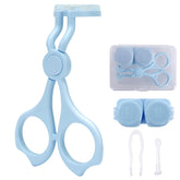 Blue generic contact lens applicator tool with ergonomic grip