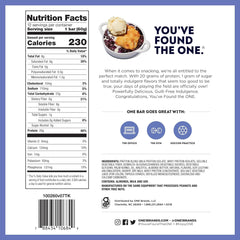 Generic ONE Protein Bars display 20g protein per bar for energy