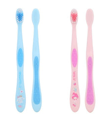 Bright playful character designs on children's toothbrushes