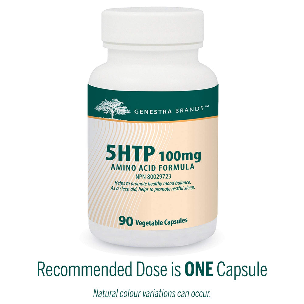 90 capsules per bottle of Genestra 5HTP