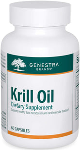 Genestra Brands Krill Oil bottle front with 60 capsules