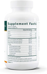 Close-up of Genestra Multi EFA Capsules label