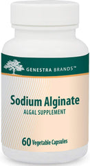 Genestra Sodium Alginate 60 Capsules bottle front